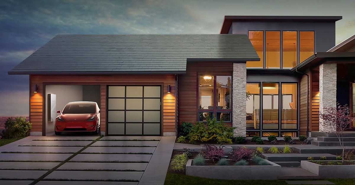 Modern residential solar installation